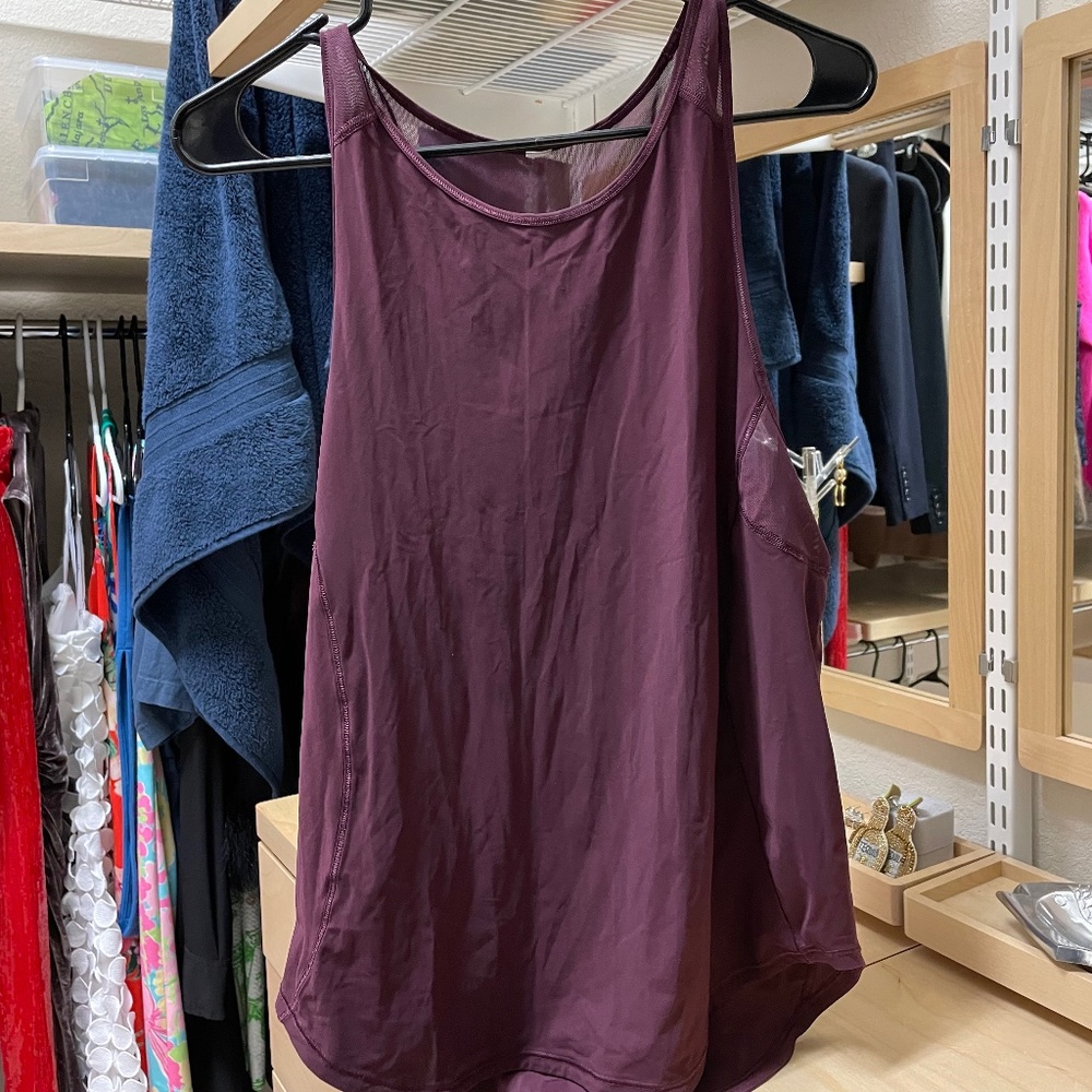 Lululemon sculpt tank top size 6